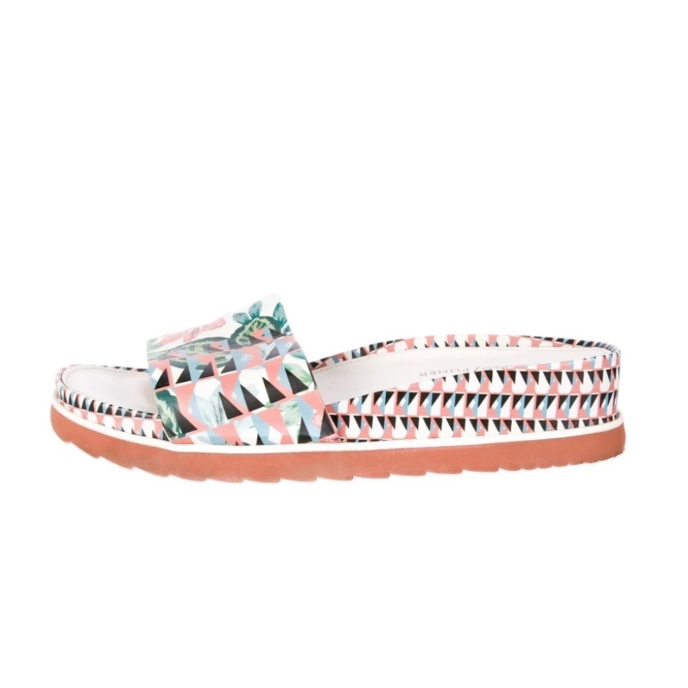 DONALD J PLINER Leather Platform Sandal Size 8.5
